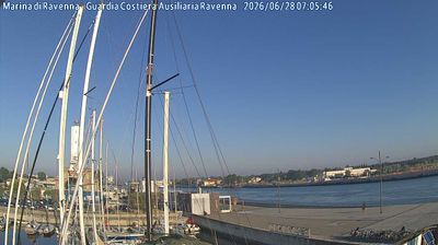 immagine della webcam nei dintorni di Lido delle Nazioni: webcam Marina di Ravenna