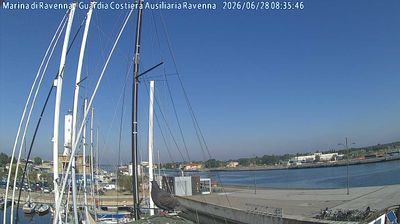 immagine della webcam nei dintorni di Lido delle Nazioni: webcam Marina di Ravenna