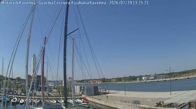 immagine della webcam nei dintorni di Cervia: webcam Marina di Ravenna