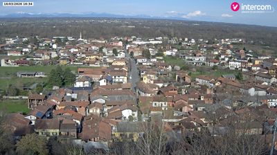 immagine della webcam nei dintorni di Gattinara: webcam Cavaglio d'Agogna