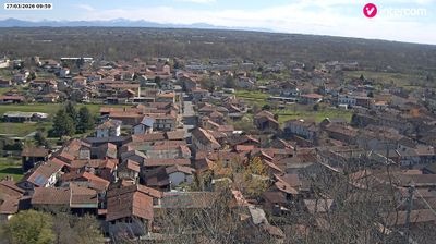immagine della webcam nei dintorni di Fontaneto d'Agogna: webcam Cavaglio d'Agogna