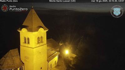 Preview delle webcam di Tarvisio › Ovest: Monte Santo di Lussari