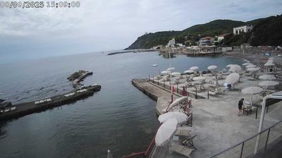 immagine della webcam nei dintorni di Nibbiaia: webcam Quercianella