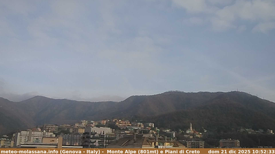 immagine della webcam nei dintorni di Bolzaneto: webcam Sant'Olcese