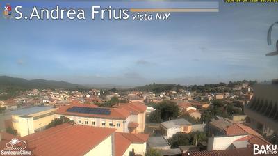 immagine della webcam nei dintorni di Tasonis: webcam Sant'Andrea Frius