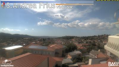 immagine della webcam nei dintorni di Tasonis: webcam Sant'Andrea Frius