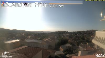immagine della webcam nei dintorni di Tasonis: webcam Sant'Andrea Frius