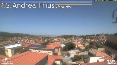 immagine della webcam nei dintorni di Serri: webcam Sant'Andrea Frius