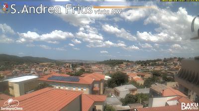 immagine della webcam nei dintorni di Sinnai: webcam Sant'Andrea Frius
