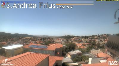 immagine della webcam nei dintorni di Tasonis: webcam Sant'Andrea Frius