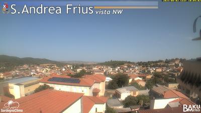 immagine della webcam nei dintorni di Villasor: webcam Sant'Andrea Frius