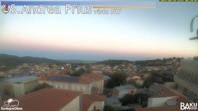 immagine della webcam nei dintorni di Villasor: webcam Sant'Andrea Frius