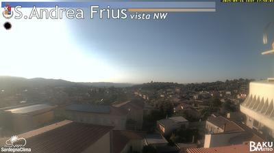 immagine della webcam nei dintorni di Sinnai: webcam Sant'Andrea Frius
