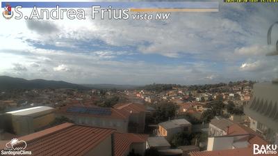 immagine della webcam nei dintorni di Serri: webcam Sant'Andrea Frius