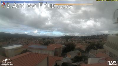 immagine della webcam nei dintorni di Sinnai: webcam Sant'Andrea Frius