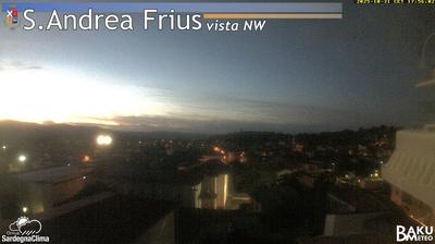 immagine della webcam nei dintorni di Villasor: webcam Sant'Andrea Frius