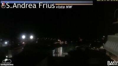 immagine della webcam nei dintorni di Silius: webcam Sant'Andrea Frius