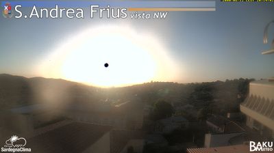 immagine della webcam nei dintorni di Armungia: webcam Sant'Andrea Frius