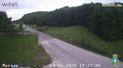 immagine della webcam nei dintorni di Ovindoli: webcam Sante Marie