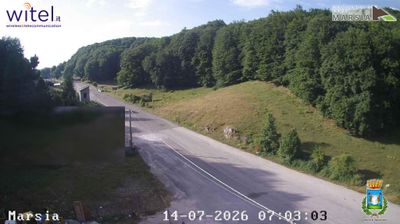 immagine della webcam nei dintorni di Tagliacozzo: webcam Sante Marie
