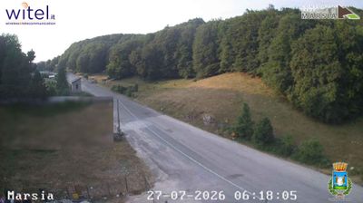immagine della webcam nei dintorni di Colle di Tora: webcam Sante Marie