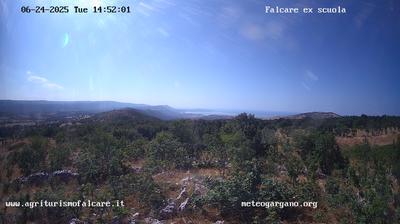 immagine della webcam nei dintorni di Scoglio Paradiso: webcam Cagnano Varano