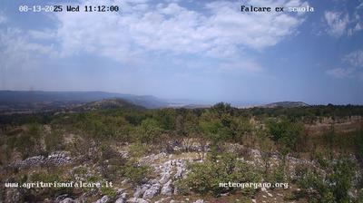immagine della webcam nei dintorni di Torre Mileto: webcam Cagnano Varano