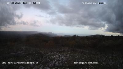 immagine della webcam nei dintorni di Scoglio Paradiso: webcam Cagnano Varano