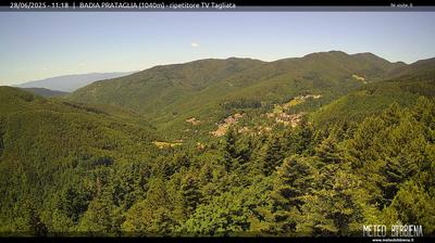 immagine della webcam nei dintorni di Civitella di Romagna: webcam Badia Prataglia