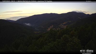 immagine della webcam nei dintorni di Sant'Agata Feltria: webcam Badia Prataglia