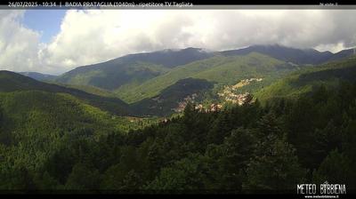immagine della webcam nei dintorni di Mercato: webcam Badia Prataglia