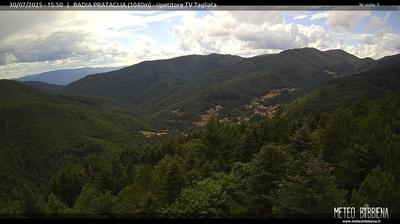 immagine della webcam nei dintorni di Mercato: webcam Badia Prataglia