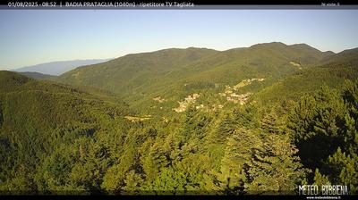 immagine della webcam nei dintorni di Portico e San Benedetto: webcam Badia Prataglia