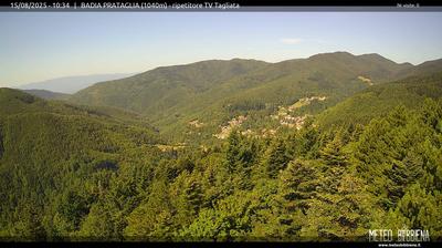immagine della webcam nei dintorni di Caprese Michelangelo: webcam Badia Prataglia