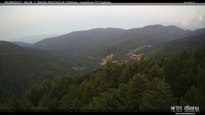 immagine della webcam nei dintorni di Civitella di Romagna: webcam Badia Prataglia