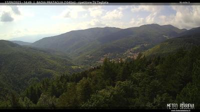 immagine della webcam nei dintorni di Bibbiena: webcam Badia Prataglia