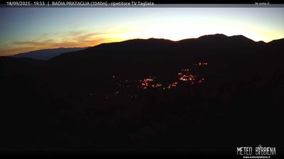 immagine della webcam nei dintorni di Civitella di Romagna: webcam Badia Prataglia