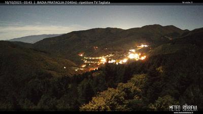 immagine della webcam nei dintorni di Caprese Michelangelo: webcam Badia Prataglia