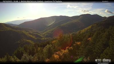 immagine della webcam nei dintorni di Caprese Michelangelo: webcam Badia Prataglia