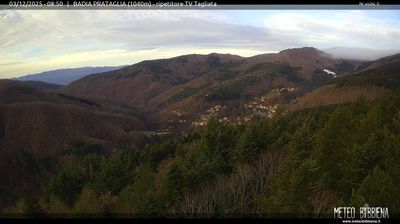 immagine della webcam nei dintorni di Sant'Agata Feltria: webcam Badia Prataglia