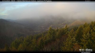 immagine della webcam nei dintorni di Caprese Michelangelo: webcam Badia Prataglia