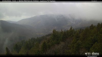 immagine della webcam nei dintorni di Sant'Agata Feltria: webcam Badia Prataglia