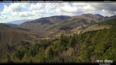 immagine della webcam nei dintorni di Sansepolcro: webcam Badia Prataglia
