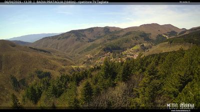 immagine della webcam nei dintorni di Passo della Consuma: webcam Badia Prataglia