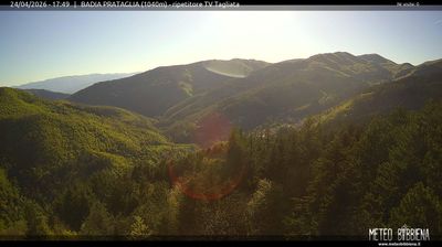immagine della webcam nei dintorni di Santa Sofia: webcam Badia Prataglia