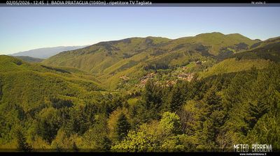 immagine della webcam nei dintorni di Sant'Agata Feltria: webcam Badia Prataglia