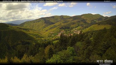 immagine della webcam nei dintorni di Ortignano Raggiolo: webcam Badia Prataglia