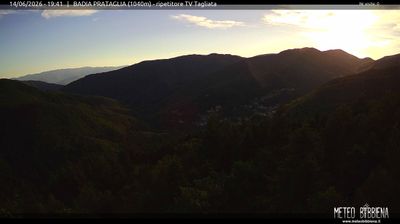 immagine della webcam nei dintorni di Sarsina: webcam Badia Prataglia