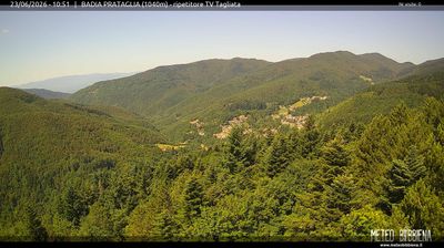 immagine della webcam nei dintorni di Mercato: webcam Badia Prataglia