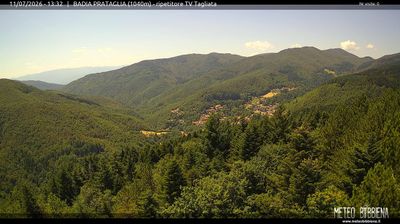 immagine della webcam nei dintorni di Passo della Consuma: webcam Badia Prataglia